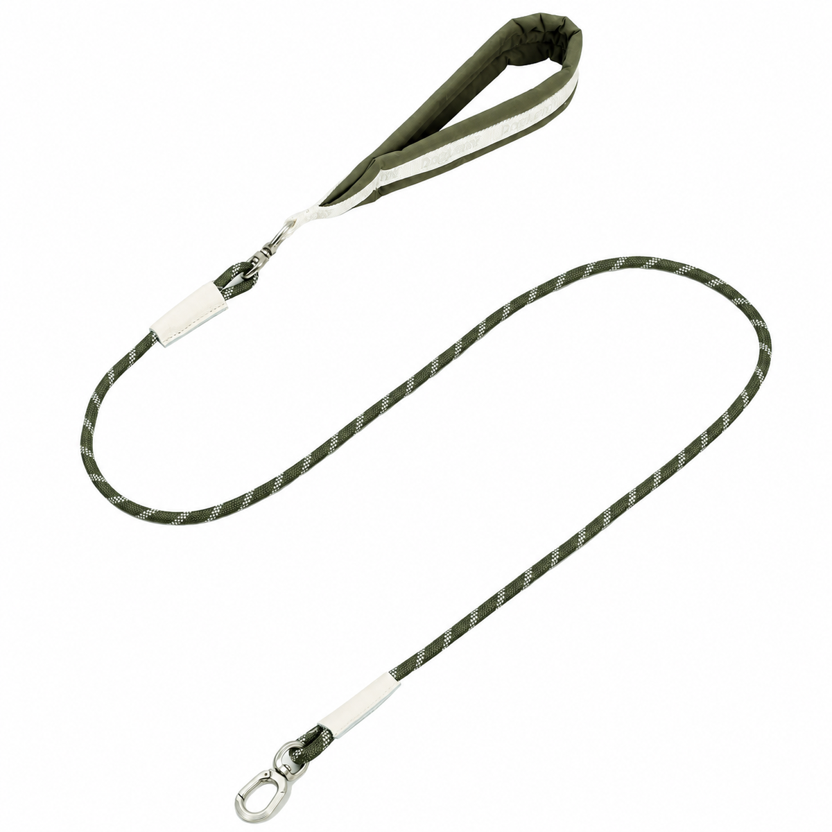 Lightweight French Bulldog Harness & Matching Leash — Olive – Leash product photo