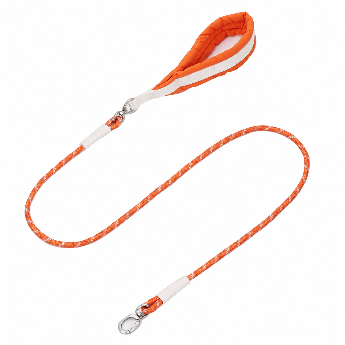 Lightweight French Bulldog Harness & Matching Leash — Orange – Leash product photo