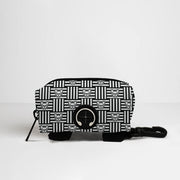Geometric Frenchie French Bulldog Poop Bag Holder — matching harness pattern