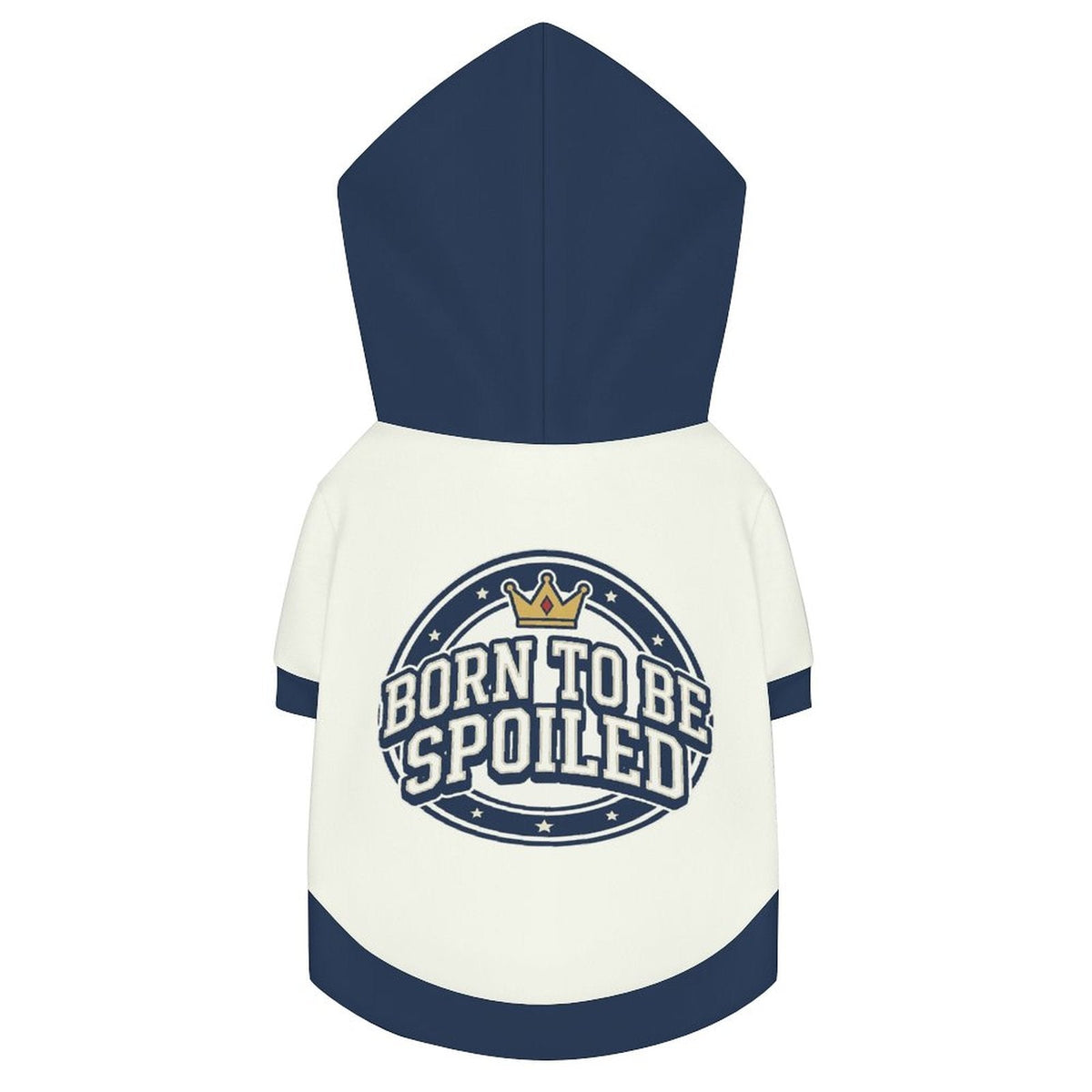 Born to Be Spoiled Matching French Bulldog Hoodie — product detail