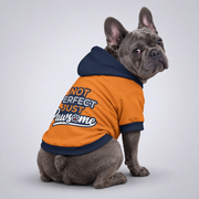 Not Perfect Just Pawsome French Bulldog hoodie