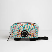 Retro Color Pop French Bulldog Poop Bag Holder — matching harness pattern