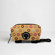 Sweet Donuts French Bulldog Poop Bag Holder — matching harness pattern