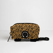 Tiger Stripe French Bulldog Poop Bag Holder — matching harness pattern