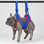 Mesh French Bulldog Grooming Hammock — product studio photo