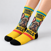 Sample comic personalized crew socks