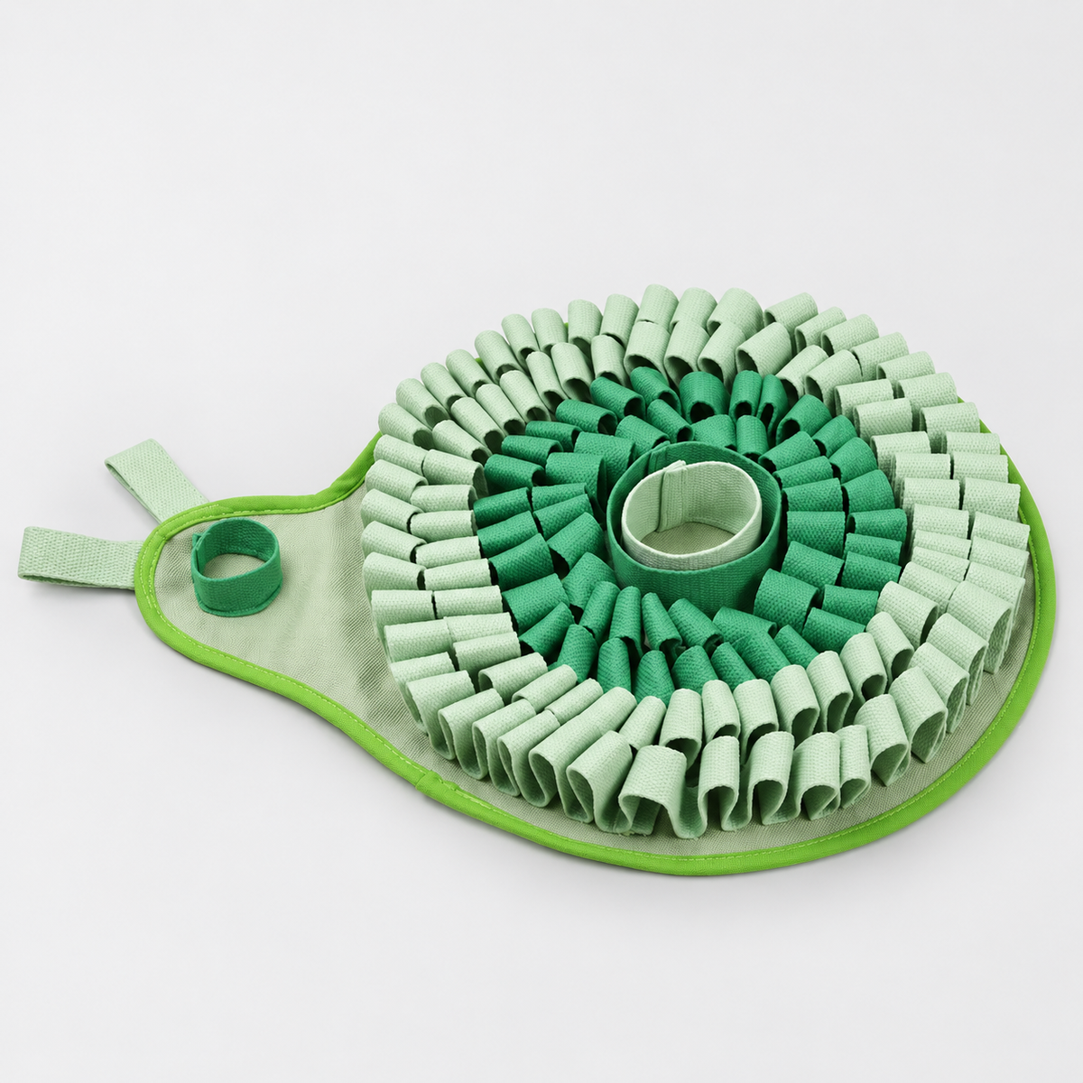 Snail French Bulldog Snuffle Mat — Green Snail product photo