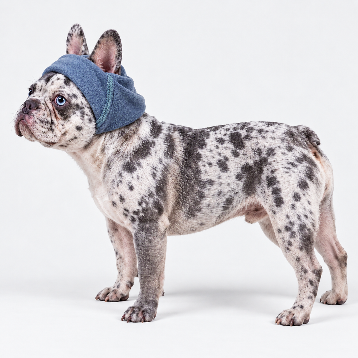 Soft French Bulldog Ear Wrap — Blue product photo