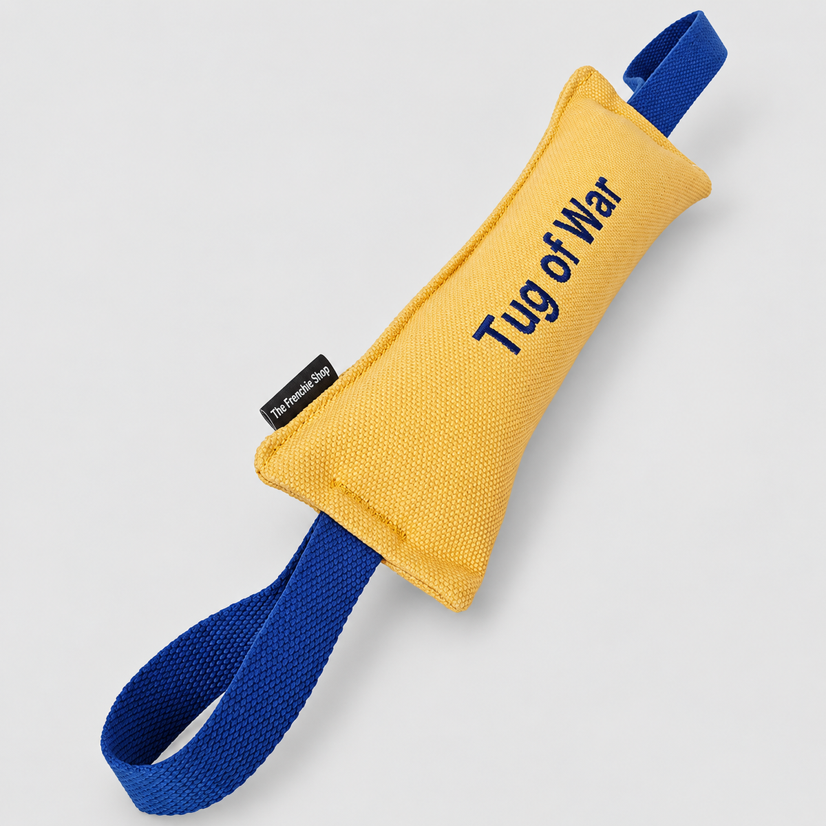 Squeaky French Bulldog Flying Disc & Tug Toys — Tug Toy product photo