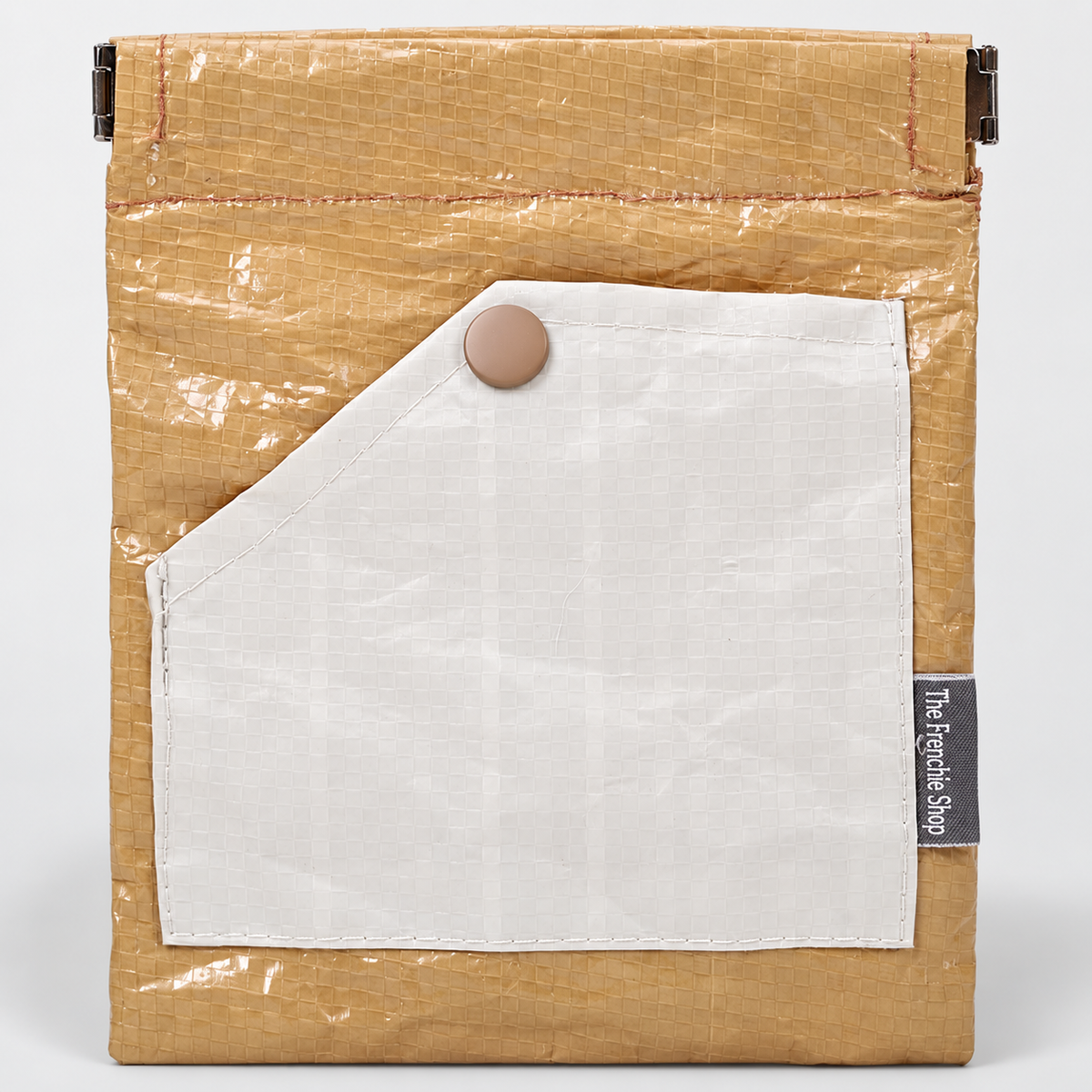 Two-Tone French Bulldog Training Treat Pouch — Ochre / Beige product photo