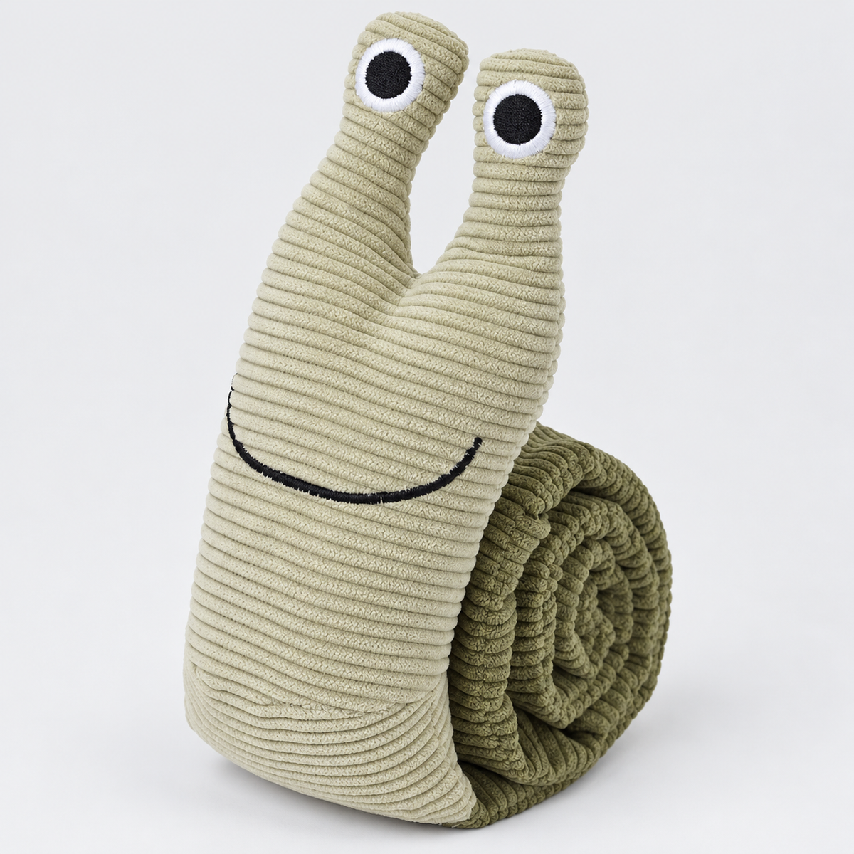 Unrolling Snail French Bulldog Snuffle Toy — Green product photo