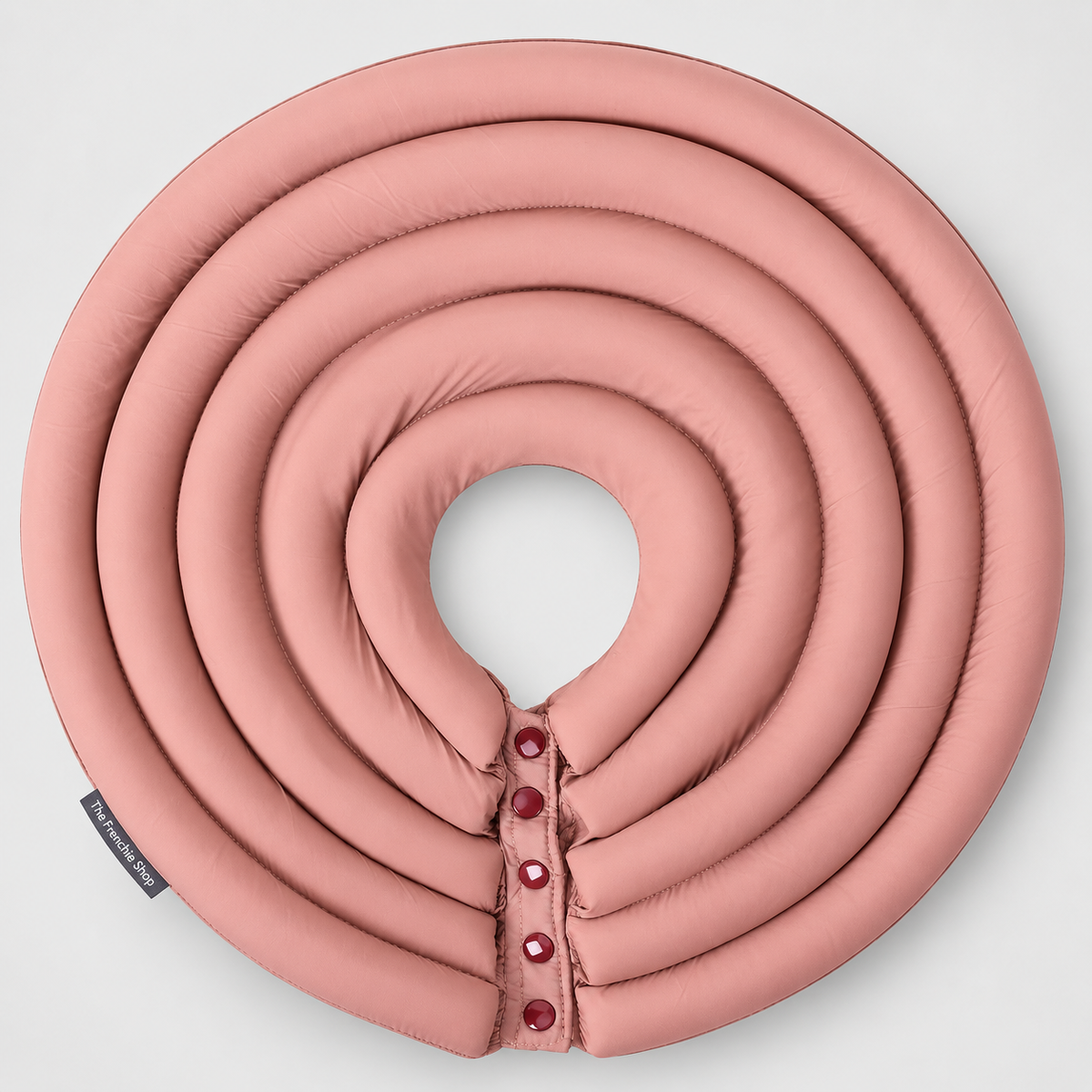 Waterproof French Bulldog Recovery Cone — Pink product photo