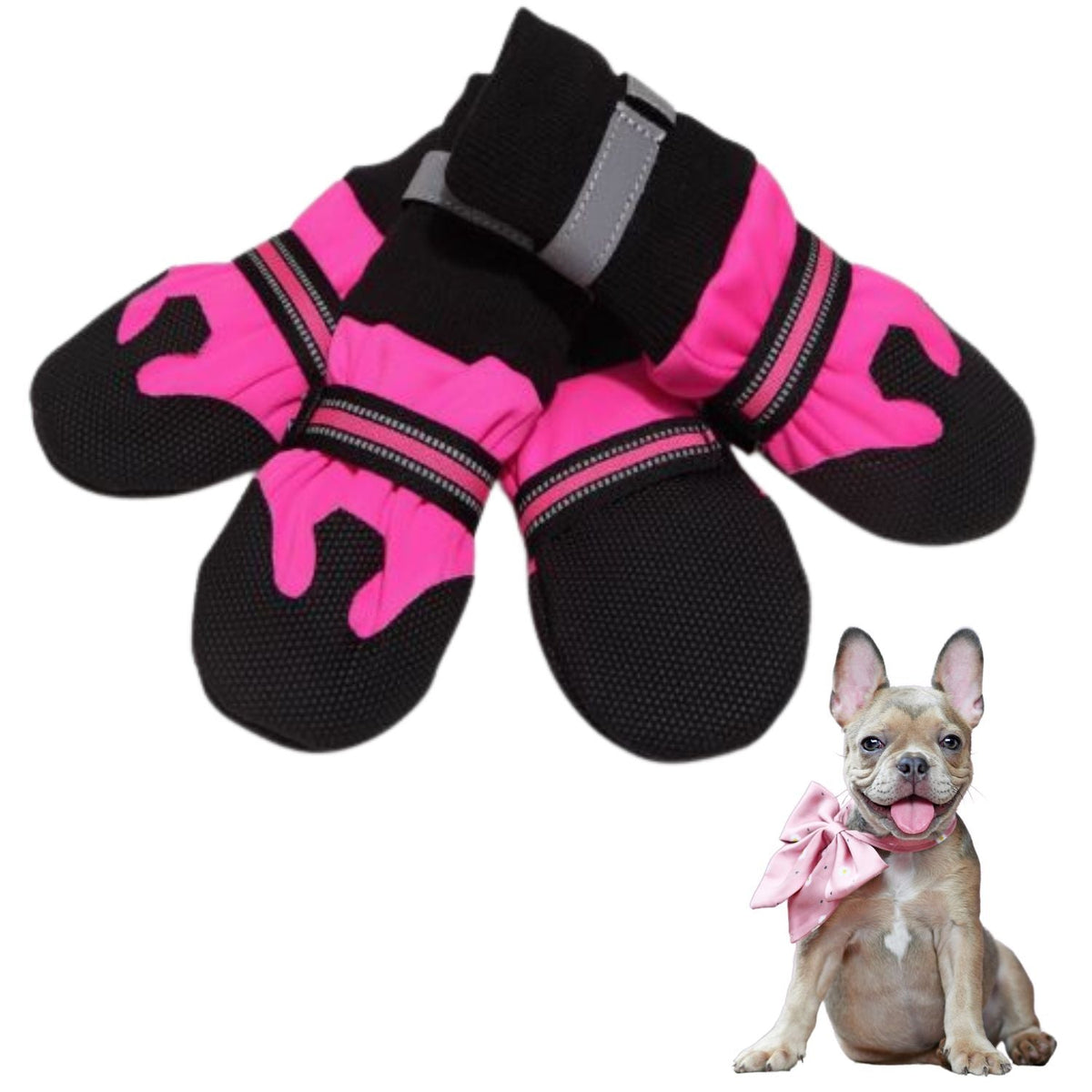 www.frenchie.shop-PawLuxe-French-Bulldog-Waterproof -Shoes 