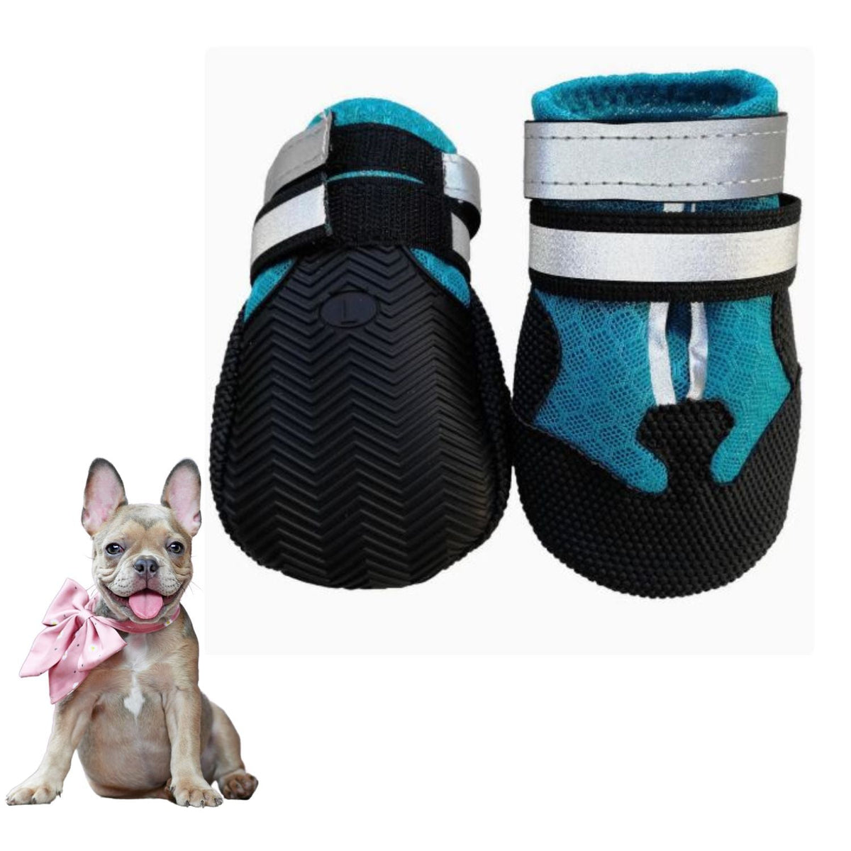 www.frenchie.shop-PawLuxe-French-Bulldog-Waterproof -Shoes 