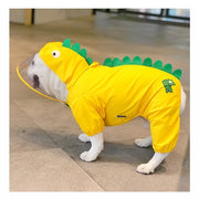 Dinosaur Style French Bulldog Raincoat - French Bulldog shop