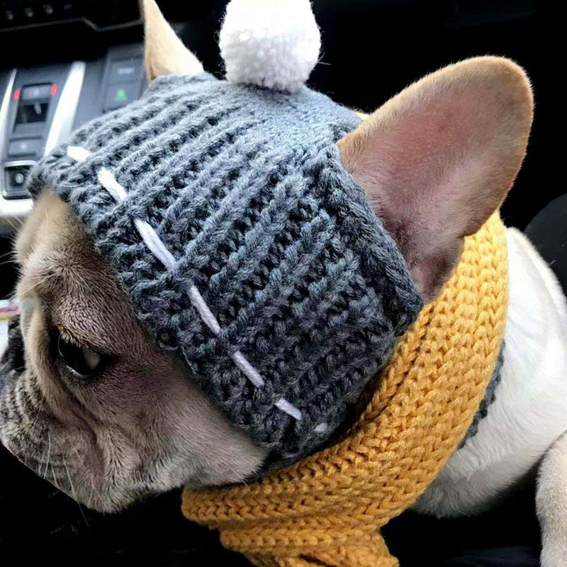 French Bulldog Woolen Cap Winter Hat - The Frenchie Shop