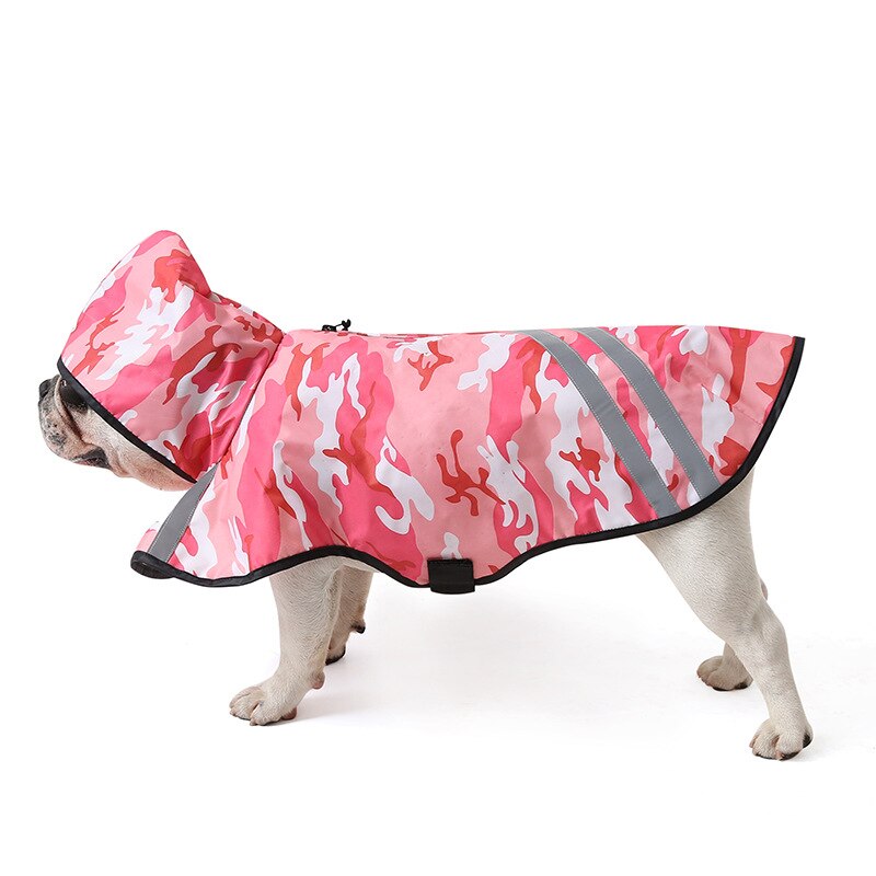 Green Camouflage French Bulldog Raincoat - French Bulldog shop