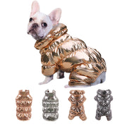 Fleece Padded French Bulldog Winter Jacket - French Bulldog shop