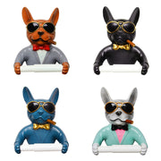 French Bulldog Toilet Paper Holder Dog Statue Resin - French Bulldog Shop