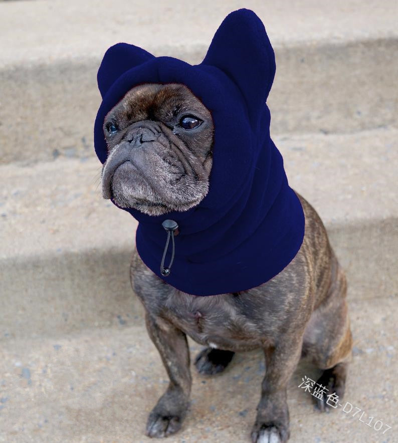 French Bulldog Warm Hat Adjustable Drawstring - French Bulldog shop