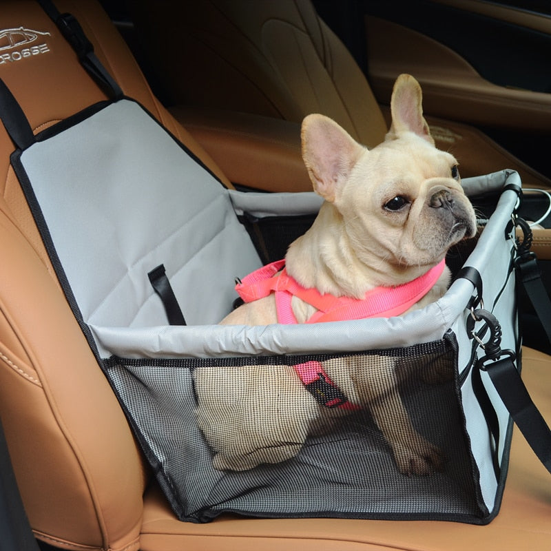 French Bulldog Seat Cover Car Folding Hammock