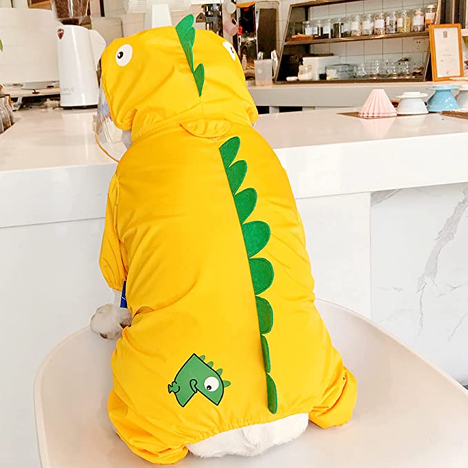 Dinosaur Style French Bulldog Raincoat - French Bulldog shop